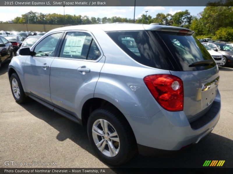 Silver Topaz Metallic / Jet Black 2015 Chevrolet Equinox LS