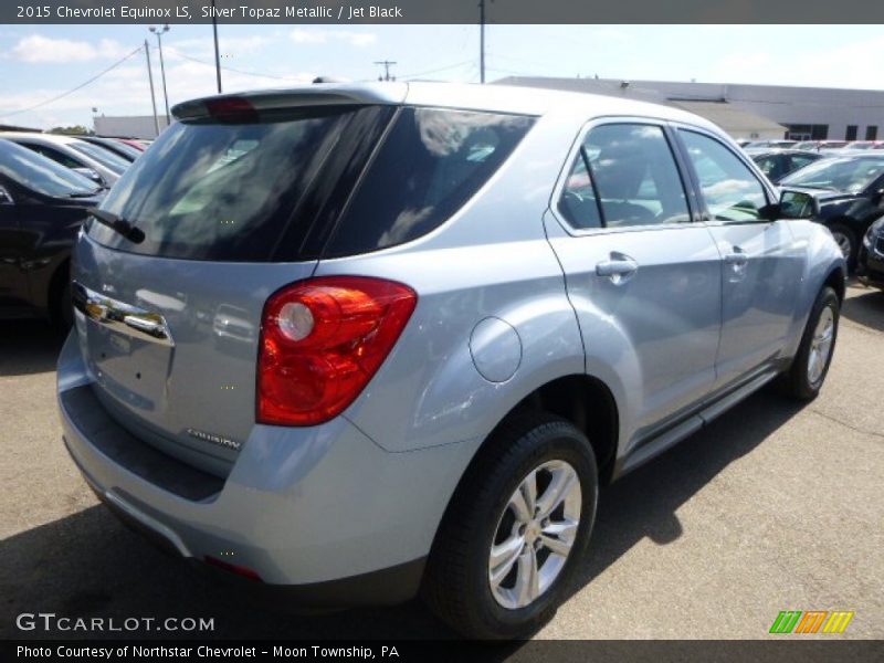 Silver Topaz Metallic / Jet Black 2015 Chevrolet Equinox LS