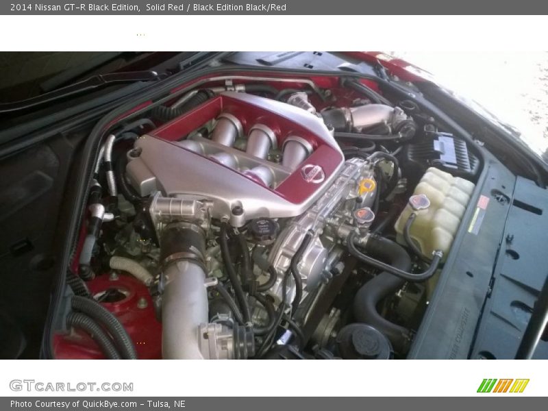  2014 GT-R Black Edition Engine - 3.8 Liter Twin-Turbocharged DOHC 24-valve CVTCS V6