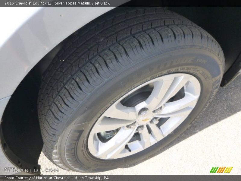 Silver Topaz Metallic / Jet Black 2015 Chevrolet Equinox LS