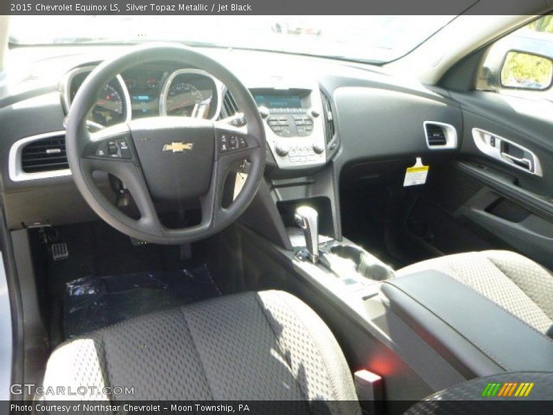 Silver Topaz Metallic / Jet Black 2015 Chevrolet Equinox LS