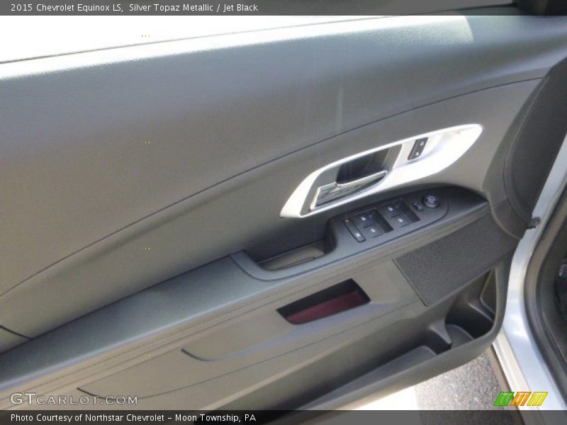Silver Topaz Metallic / Jet Black 2015 Chevrolet Equinox LS
