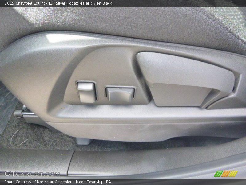 Silver Topaz Metallic / Jet Black 2015 Chevrolet Equinox LS