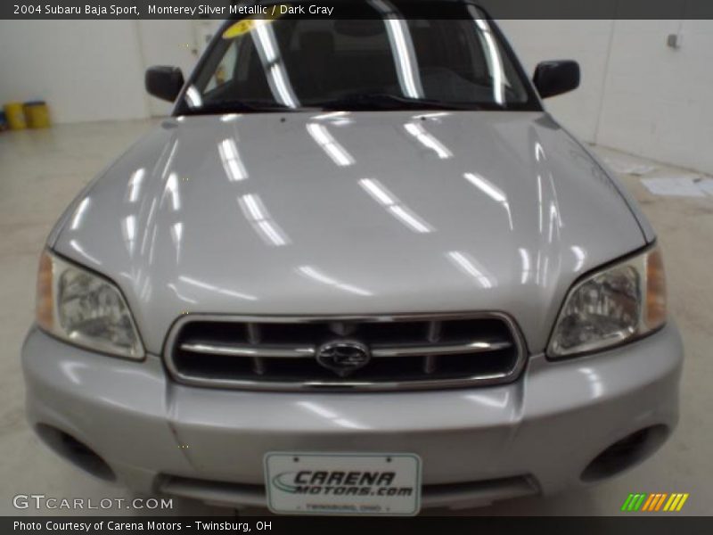 Monterey Silver Metallic / Dark Gray 2004 Subaru Baja Sport