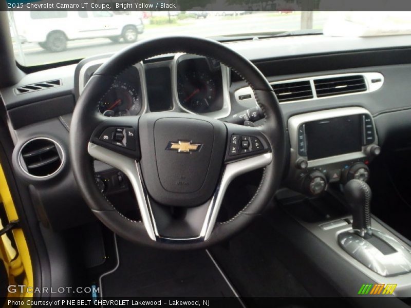 Bright Yellow / Black 2015 Chevrolet Camaro LT Coupe