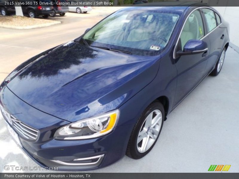 Caspian Blue Metallic / Soft Beige 2015 Volvo S60 T5 Drive-E