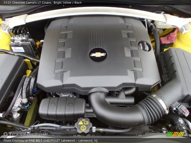 Bright Yellow / Black 2015 Chevrolet Camaro LT Coupe