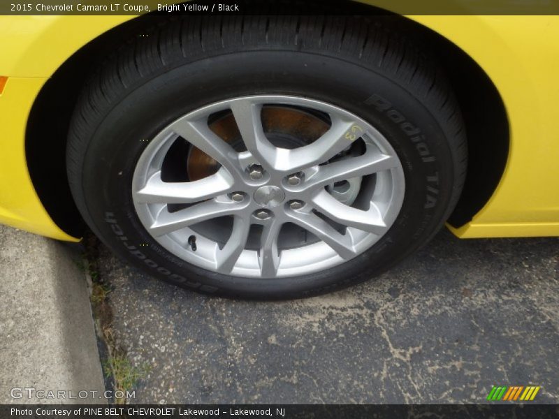 Bright Yellow / Black 2015 Chevrolet Camaro LT Coupe