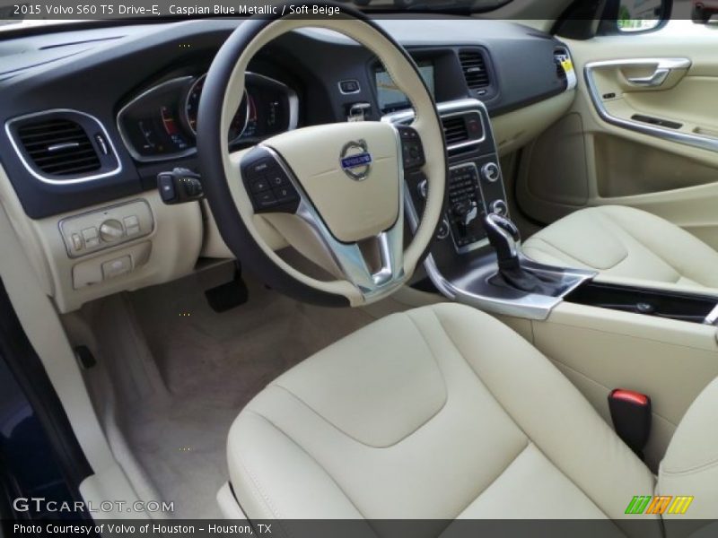 Caspian Blue Metallic / Soft Beige 2015 Volvo S60 T5 Drive-E