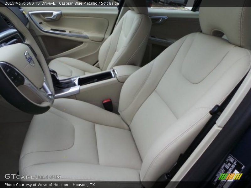 Caspian Blue Metallic / Soft Beige 2015 Volvo S60 T5 Drive-E