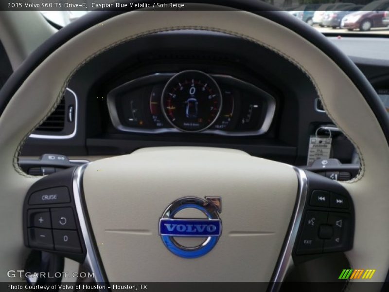 Caspian Blue Metallic / Soft Beige 2015 Volvo S60 T5 Drive-E