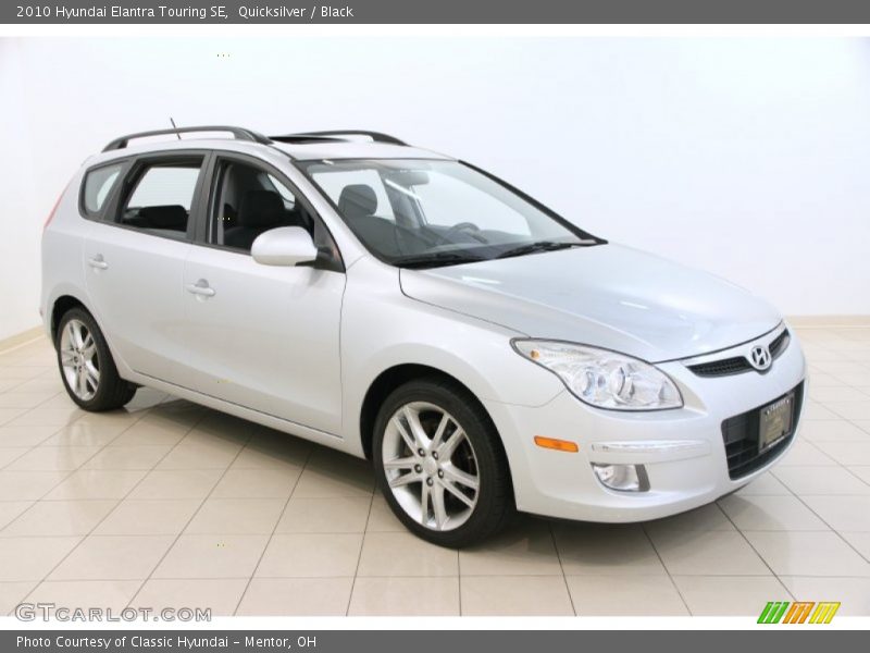 Quicksilver / Black 2010 Hyundai Elantra Touring SE