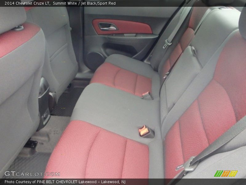 Summit White / Jet Black/Sport Red 2014 Chevrolet Cruze LT