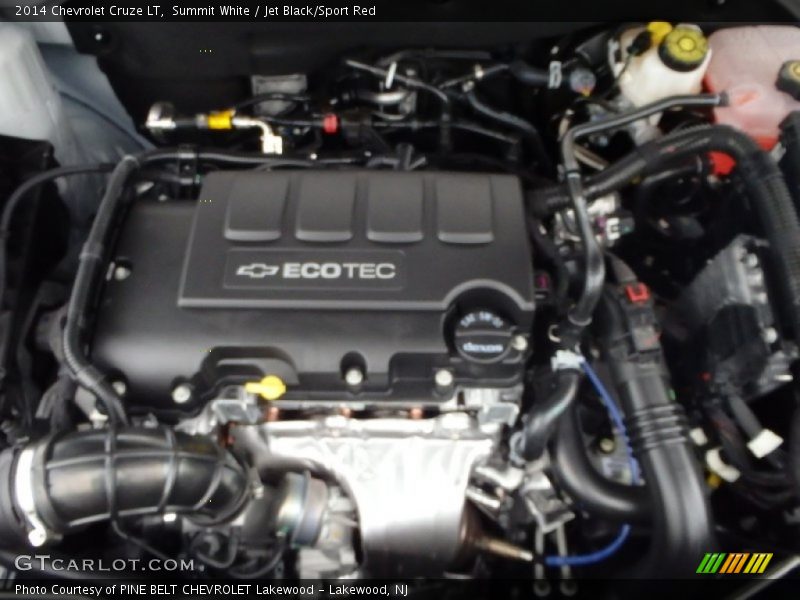 Summit White / Jet Black/Sport Red 2014 Chevrolet Cruze LT