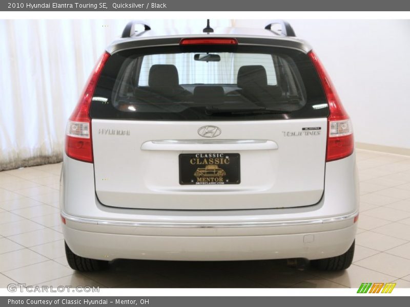 Quicksilver / Black 2010 Hyundai Elantra Touring SE