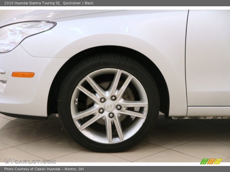 Quicksilver / Black 2010 Hyundai Elantra Touring SE