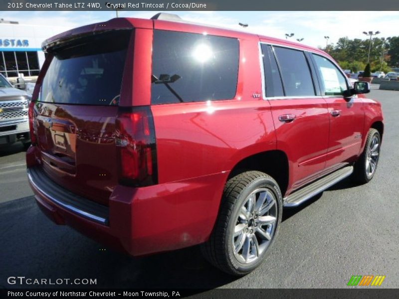 Crystal Red Tintcoat / Cocoa/Dune 2015 Chevrolet Tahoe LTZ 4WD