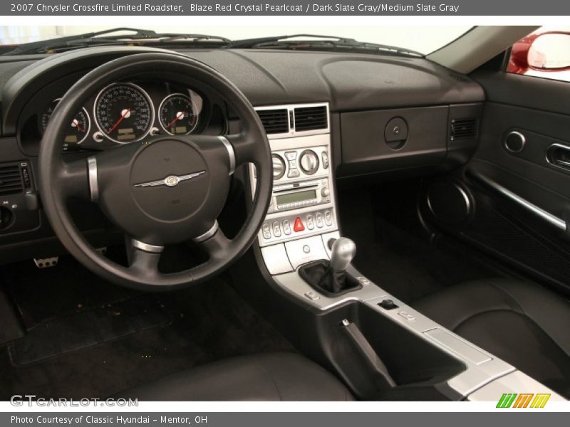 Blaze Red Crystal Pearlcoat / Dark Slate Gray/Medium Slate Gray 2007 Chrysler Crossfire Limited Roadster