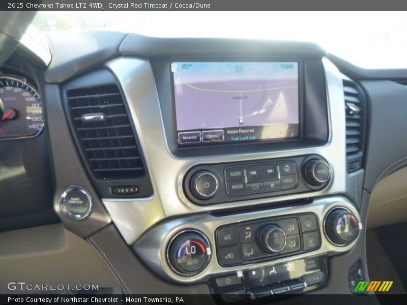 Crystal Red Tintcoat / Cocoa/Dune 2015 Chevrolet Tahoe LTZ 4WD