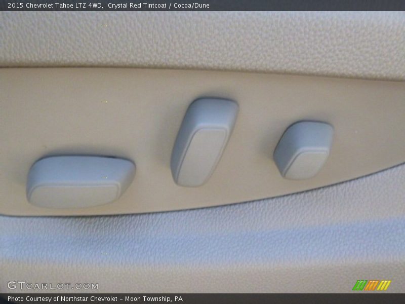 Crystal Red Tintcoat / Cocoa/Dune 2015 Chevrolet Tahoe LTZ 4WD