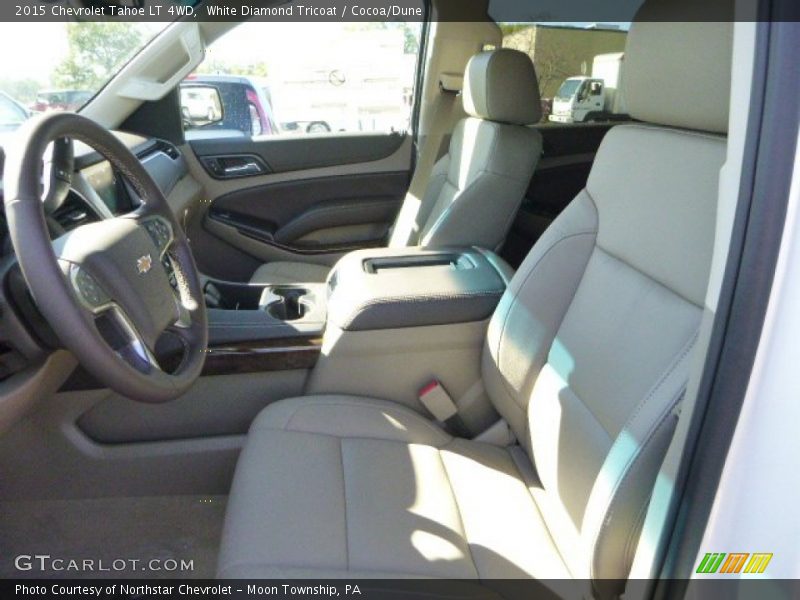 White Diamond Tricoat / Cocoa/Dune 2015 Chevrolet Tahoe LT 4WD