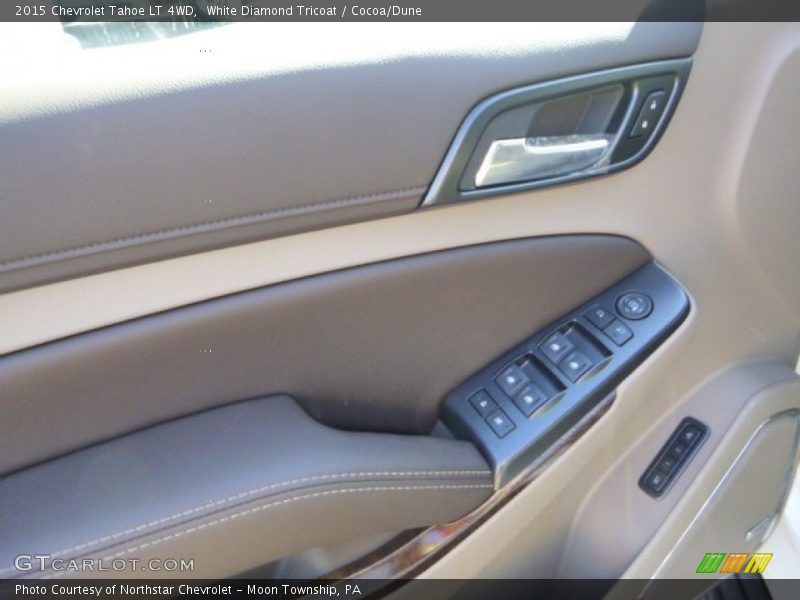 White Diamond Tricoat / Cocoa/Dune 2015 Chevrolet Tahoe LT 4WD