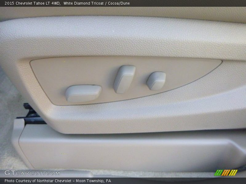 White Diamond Tricoat / Cocoa/Dune 2015 Chevrolet Tahoe LT 4WD