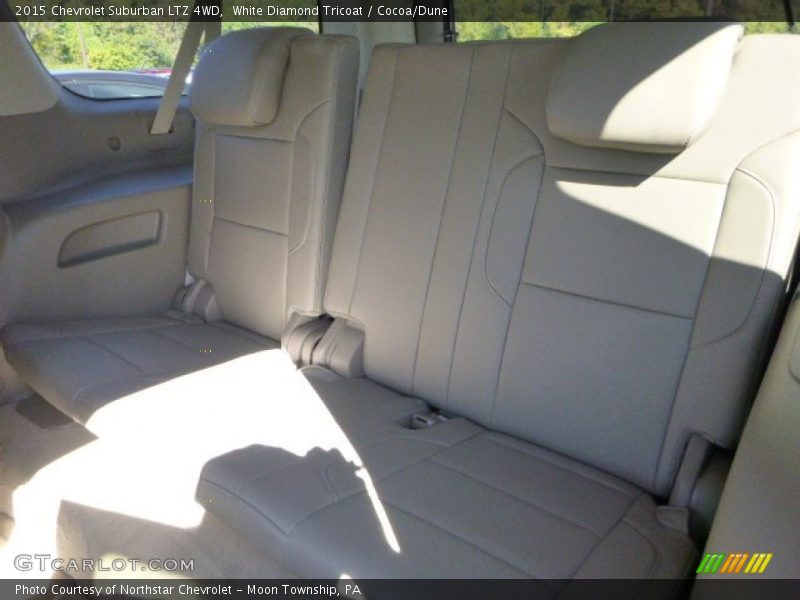 White Diamond Tricoat / Cocoa/Dune 2015 Chevrolet Suburban LTZ 4WD