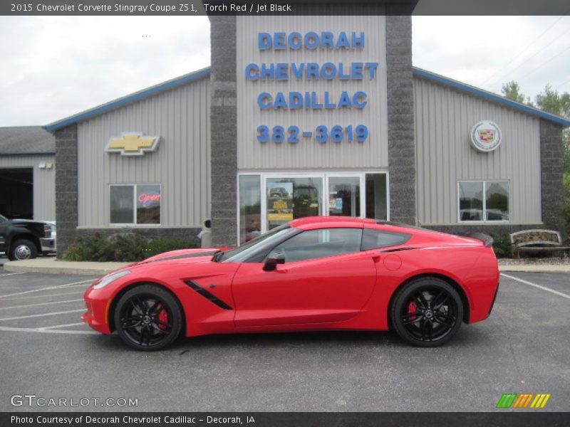 Torch Red / Jet Black 2015 Chevrolet Corvette Stingray Coupe Z51