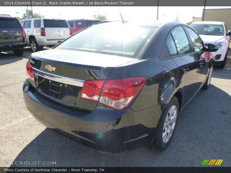 Black Granite Metallic / Jet Black/Medium Titanium 2014 Chevrolet Cruze LS