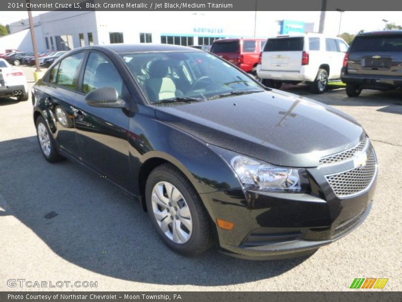 Black Granite Metallic / Jet Black/Medium Titanium 2014 Chevrolet Cruze LS