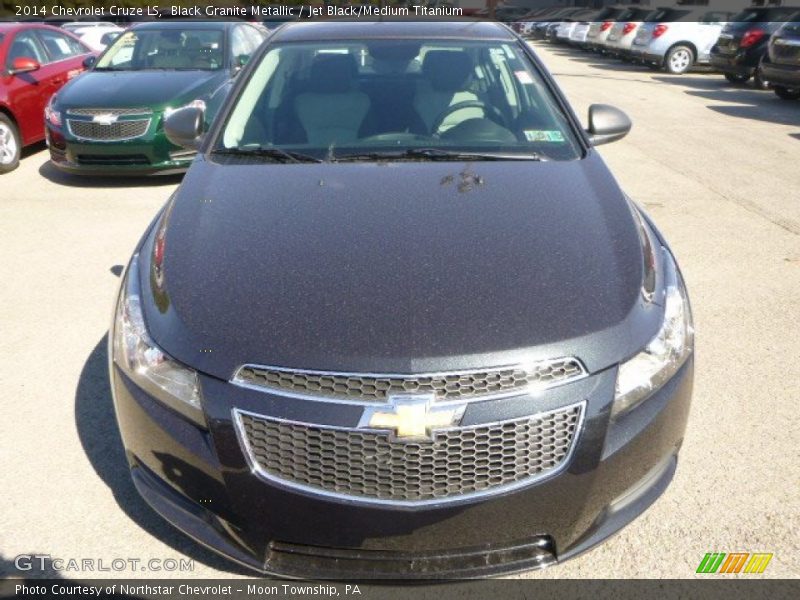Black Granite Metallic / Jet Black/Medium Titanium 2014 Chevrolet Cruze LS