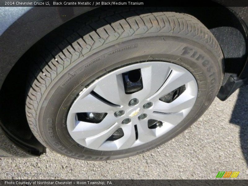 Black Granite Metallic / Jet Black/Medium Titanium 2014 Chevrolet Cruze LS