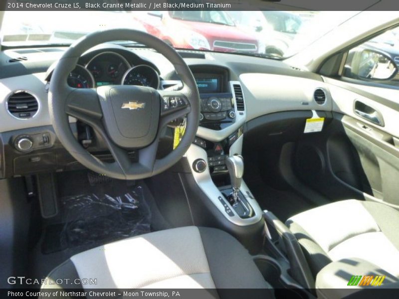 Black Granite Metallic / Jet Black/Medium Titanium 2014 Chevrolet Cruze LS