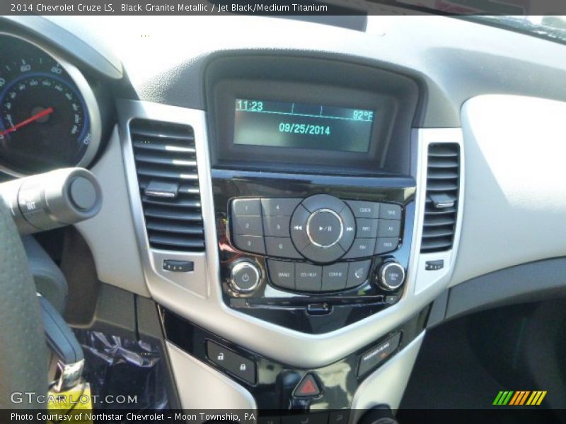 Black Granite Metallic / Jet Black/Medium Titanium 2014 Chevrolet Cruze LS