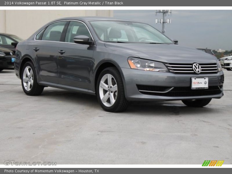 Platinum Gray Metallic / Titan Black 2014 Volkswagen Passat 1.8T SE