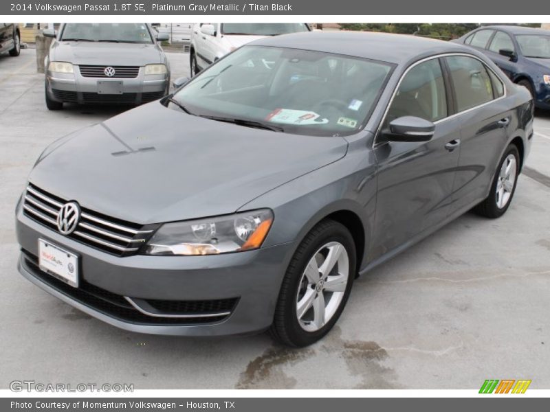 Platinum Gray Metallic / Titan Black 2014 Volkswagen Passat 1.8T SE