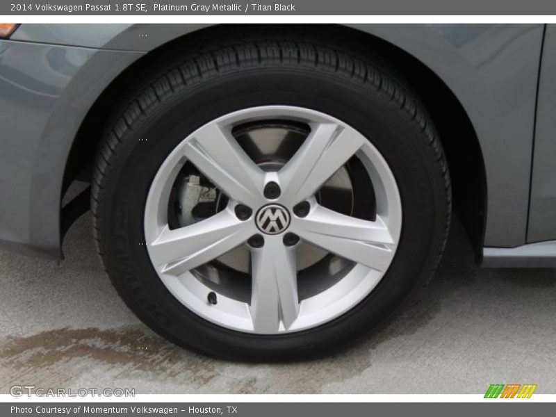 Platinum Gray Metallic / Titan Black 2014 Volkswagen Passat 1.8T SE