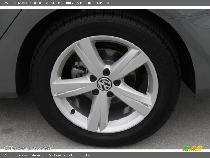 Platinum Gray Metallic / Titan Black 2014 Volkswagen Passat 1.8T SE