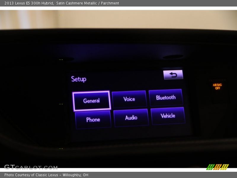 Satin Cashmere Metallic / Parchment 2013 Lexus ES 300h Hybrid