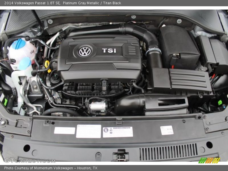 Platinum Gray Metallic / Titan Black 2014 Volkswagen Passat 1.8T SE