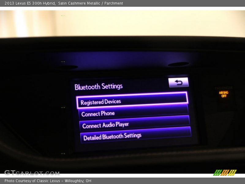 Satin Cashmere Metallic / Parchment 2013 Lexus ES 300h Hybrid