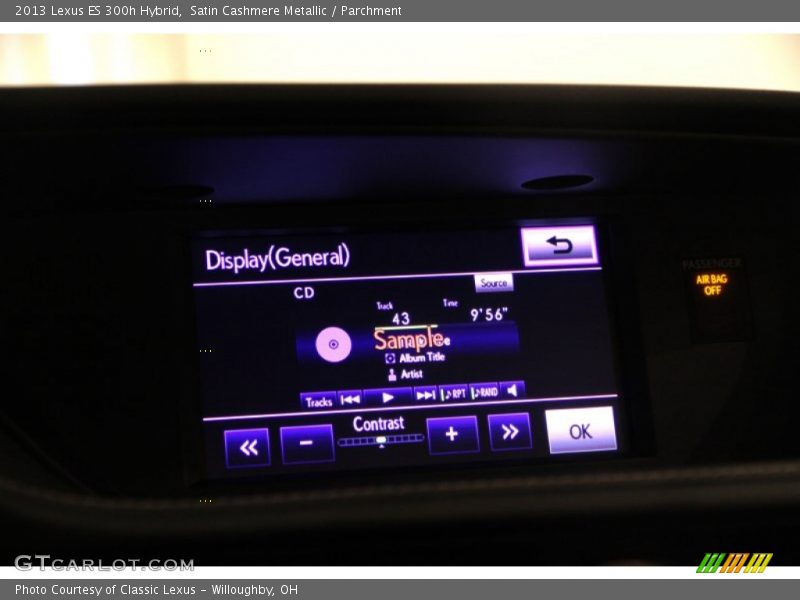 Satin Cashmere Metallic / Parchment 2013 Lexus ES 300h Hybrid