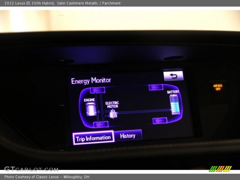 Satin Cashmere Metallic / Parchment 2013 Lexus ES 300h Hybrid