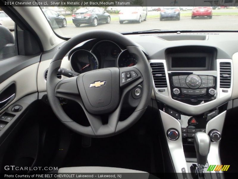Silver Ice Metallic / Jet Black/Medium Titanium 2014 Chevrolet Cruze LS