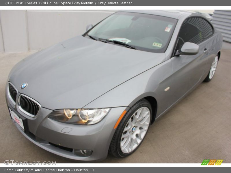 Space Gray Metallic / Gray Dakota Leather 2010 BMW 3 Series 328i Coupe