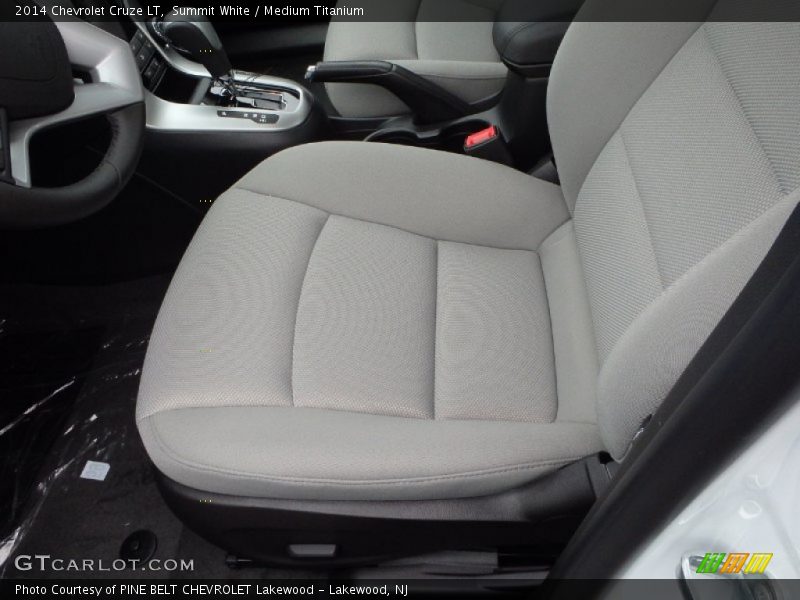 Summit White / Medium Titanium 2014 Chevrolet Cruze LT