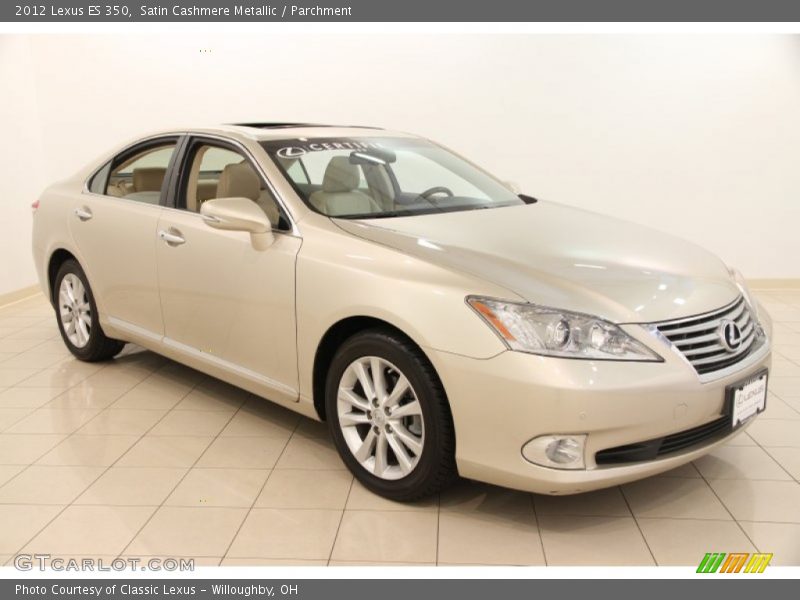 Satin Cashmere Metallic / Parchment 2012 Lexus ES 350