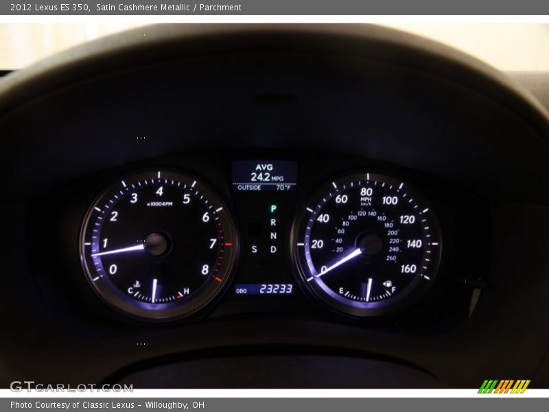 Satin Cashmere Metallic / Parchment 2012 Lexus ES 350