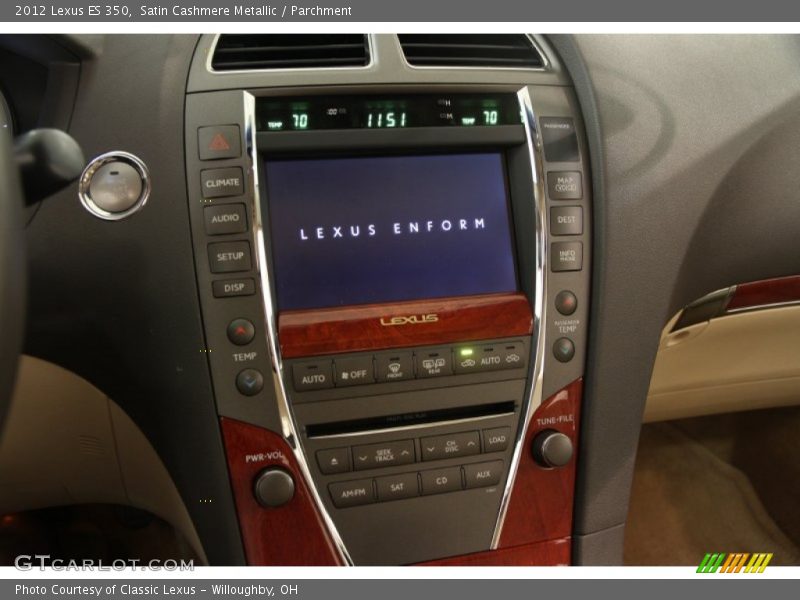 Satin Cashmere Metallic / Parchment 2012 Lexus ES 350